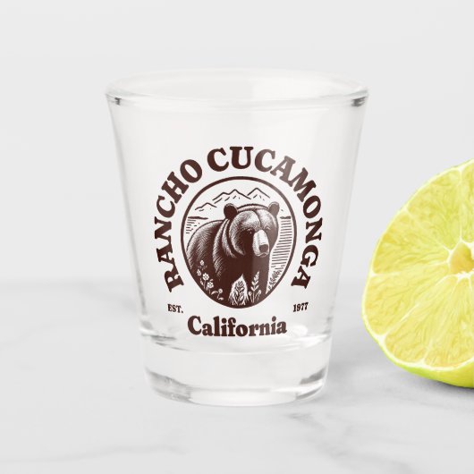 Rancho Cucamonga California Shot Glas (Voorkant)