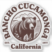 Rancho Cucamonga California Sticker (Voorkant)