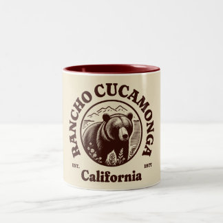 Rancho Cucamonga California Tweekleurige Koffiemok