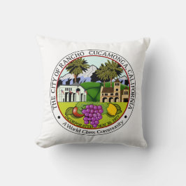Rancho Cucamonga (Californië) City Seal Kussen