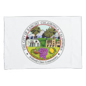 Rancho Cucamonga (Californië) City Seal Kussensloop (Voorkant-Rechts)