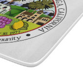 Rancho Cucamonga (Californië) City Seal Snijplank (Hoek)