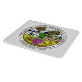 Rancho Cucamonga (Californië) City Seal Snijplank (Hoek)