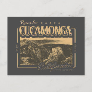 RANCHO CUCAMONGA CALIFORNIË - CUCAMONGA PEAK BRIEFKAART