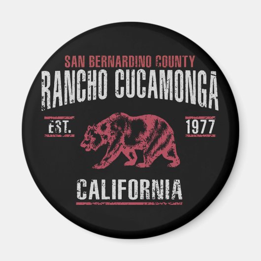 Rancho Cucamonga Magneet (Voorkant)