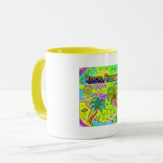 Rancho Cucamonga Mind Focus Mug Mok (Voorkant links)