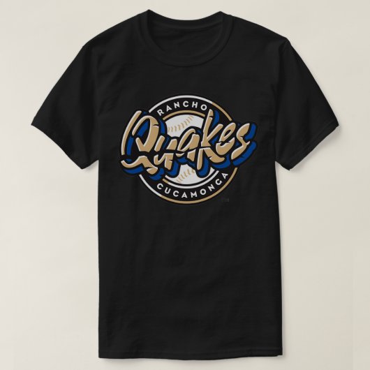Rancho Cucamonga Quakes T-shirt (Design voorkant)