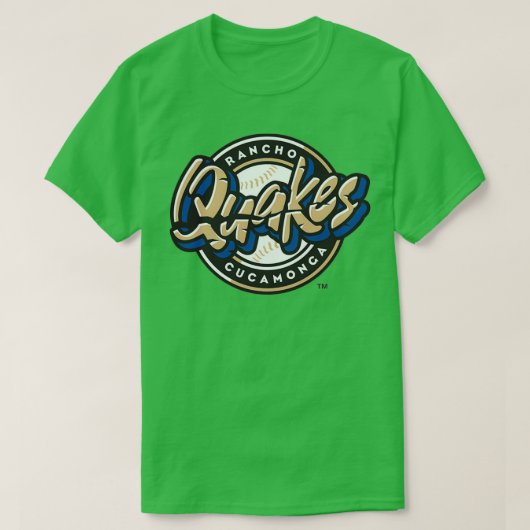 Rancho Cucamonga Quakes T-shirt (Design voorkant)