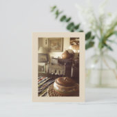 Rancho Del Vinedos Temecula CA Sepia briefkaart (Staand voorkant)