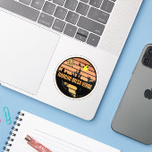 Rancho Mesa Verde, Arizona Sticker (Laptop met iPhone)