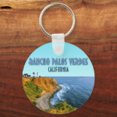 Rancho Palos Verdes California Point Vicente Sleutelhanger (Voorkant)