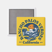 Rancho Palos Verdes, Californië Magneet (Voorkant / Achterkant)