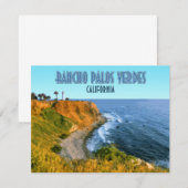 Rancho Palos Verdes Californië Point Vicente Card (Voorkant / Achterkant)