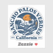 Rancho Palos Verdes, Californië Sticker (Vel)