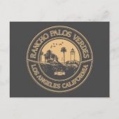 RANCHO PALOS VERDES - POINT VICENTE VUURTOREN BRIEFKAART (Voorkant)