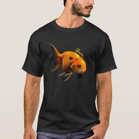 Ranchu Goldfish Fancy Goldfish Lovers Breeders Aqu T-shirt (Voorkant)