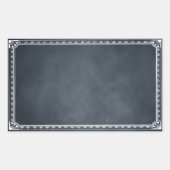  rand blanco Blackboard rechthoek Sticker (Voorkant)