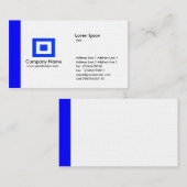 Rand - blauw visitekaartje (Voorkant / Achterkant)