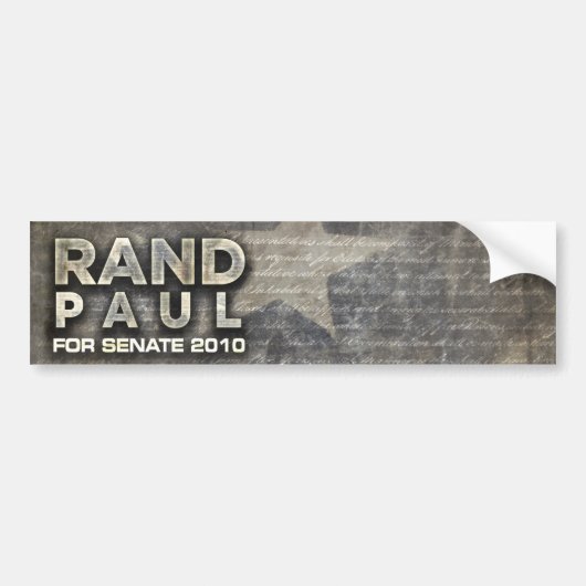 Rand Bumpersticker (Voorkant)