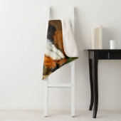 Rand Collie Blue Merle Dog Head Fotografie op - Sherpa Deken (In situ)