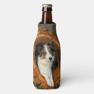 Rand Collie Blue Merle Dog Head Fotografiet Flesjeskoeler