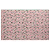 Rand Collie dog  florals roze Stof (Yard (91,4 cm))