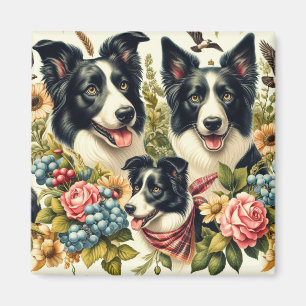 rand collie illustratie magneet