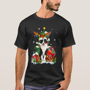 Rand Collie KerstrendierSanta Light Dog P T-shirt
