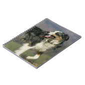 Rand Collie Panting 2 Notitieboek (Linkerzijde)