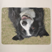 Rand collie sherpa deken (Voorkant (horizontaal))