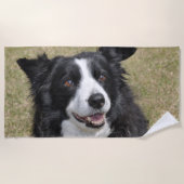 Rand collie strandlaken (Voorkant)