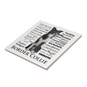 Rand Collie Traits Tile Tegeltje (Zijkant)