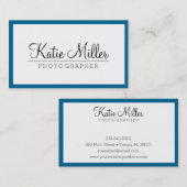 rand, eenvoudig Visitekaartje (Voorkant / Achterkant)