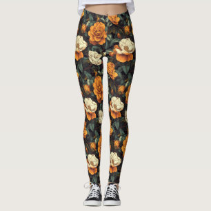 Rand Gardenias Bloemblaadje Kleding  Fitness Leggings
