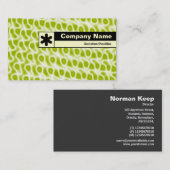 Rand geëtiketteerd - Abstract 080716(8) Visitekaartje (Voorkant / Achterkant)