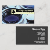 Rand geëtiketteerd -  camera TLR Visitekaartje (Voorkant / Achterkant)