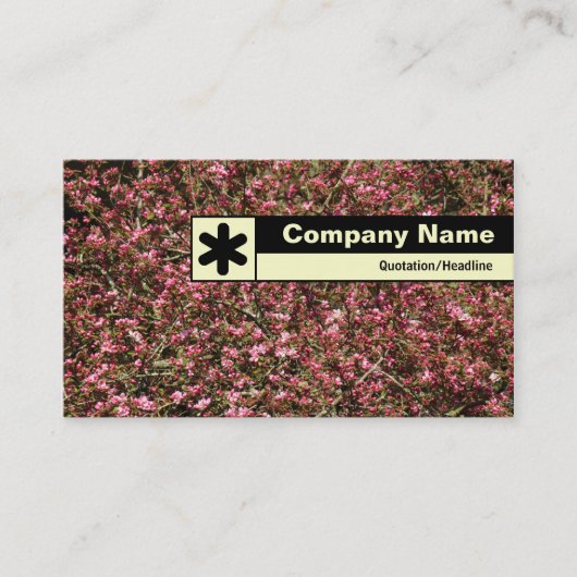 Rand geëtiketteerd - Cherry Blossom 02 Visitekaartje (Voorkant)