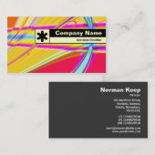 Rand geëtiketteerd - Fractal Abstract 061012e Visitekaartje (Voorkant / Achterkant)