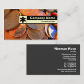 Rand gelabeld - De kleur van geld Visitekaartje (Voorkant / Achterkant)