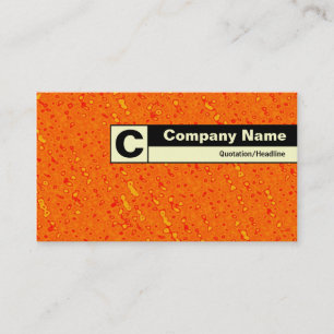 Rand gelabeld monogram - Marmalade Zee Visitekaartje