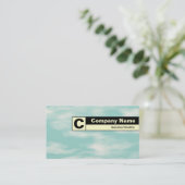 Rand gelabeld Monogram - Sky Visitekaartje (Staand voorkant)