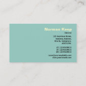 Rand gelabeld Monogram - Sky Visitekaartje (Achterkant)