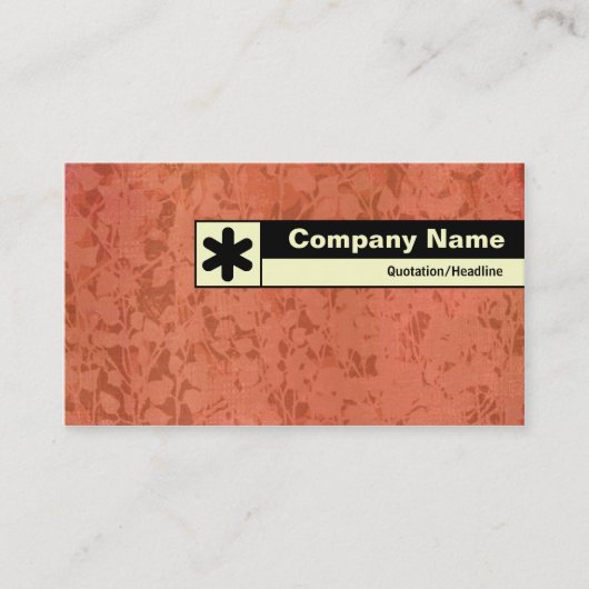 Rand gelabeld - Terracotta Fossils Visitekaartje (Voorkant)