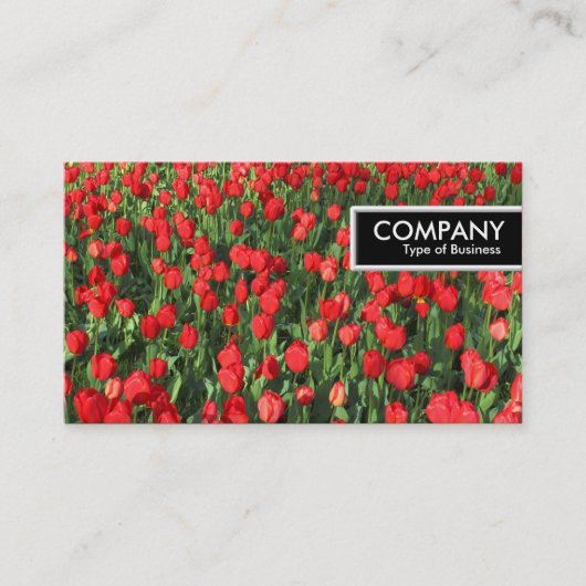 Rand Label - Bed of Red Tulips 02 (Voorkant)