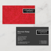 Rand Label - Rood tapijt (Voorkant / Achterkant)