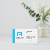 Rand - Licht blauw Visitekaartje (Staand voorkant)