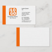 Rand (Logo) - Oranje Visitekaartje (Voorkant / Achterkant)