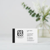 Rand (Logo) - zwart Visitekaartje (Staand voorkant)