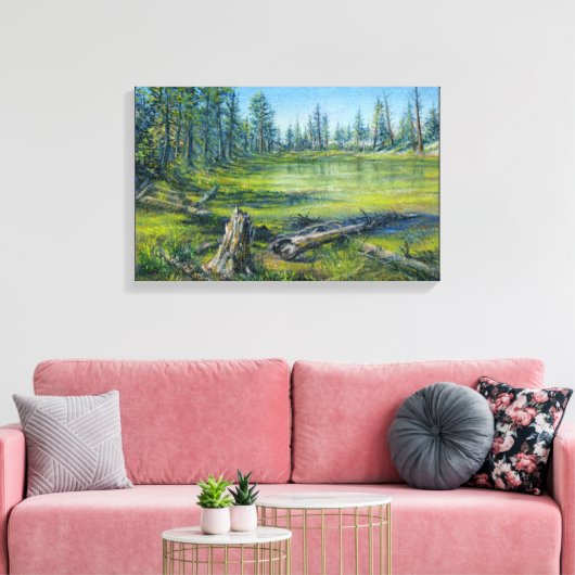 "Rand Marshes" Canvas Afdruk (Insitu (Woonkamer))