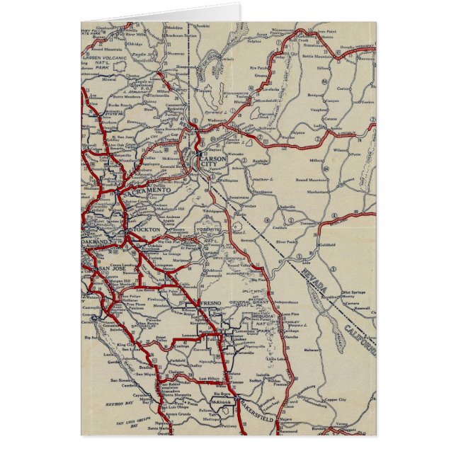 Rand McNally Junior Road Map California en Nevada (Voorkant)